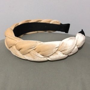 Cream Velvet Headband!